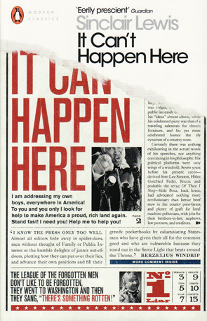 It Can't Happen Here by Sinclair Lewis - front cover