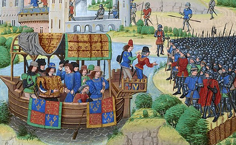 King Richard II meets with Peasant rebels