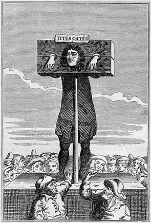 Titus Oates in Pillory