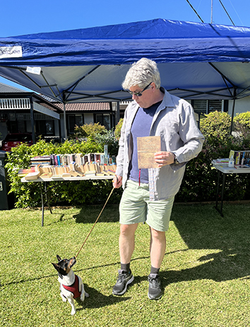 Lucy and Me at Street Library