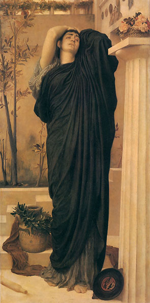 Electra at the Tomb of Agamemnon by Frederic Leighton, circa 1869