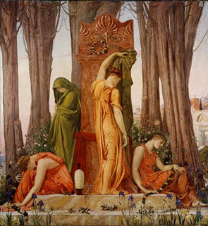 Electra at the Tomb of Agamemnon by Sir William Blake Richmond, 1874