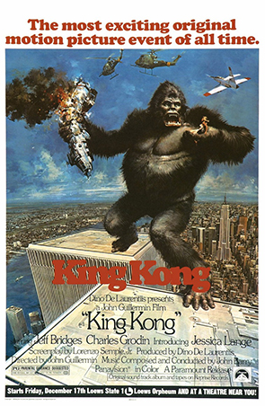 King Kong poster 1976