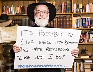Terry Pratchett's advocacy for Alzheimer's awareness