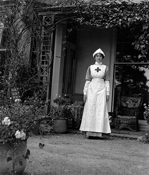 Agatha Christie as VAD Nurse WWI