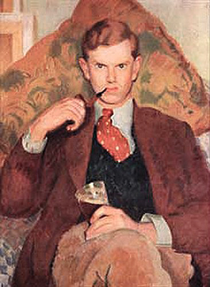 Evelyn Waugh by Henry Lamb