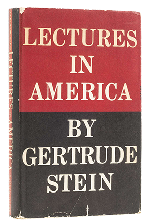 Lectures in America by Gertrude Stein