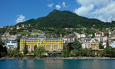 Fairmont le Montreux Hotel on Lake Geneva