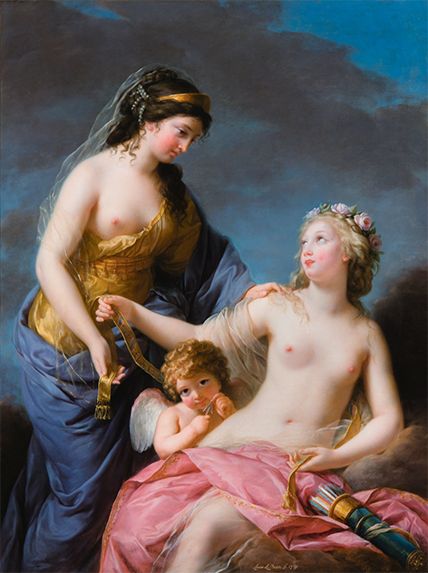 Juno Borrowing the Belt of Venus by Elisabeth Vigee Li Brun 1871