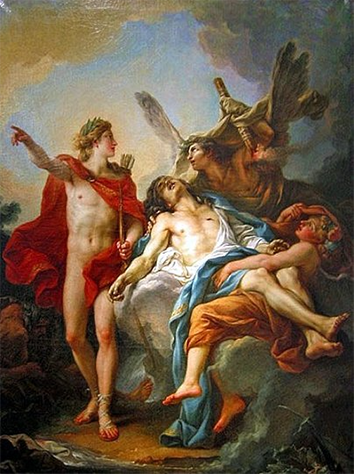 ‘Apollo And Sarpedon’, Jean-Simon Berthelemy, 1781