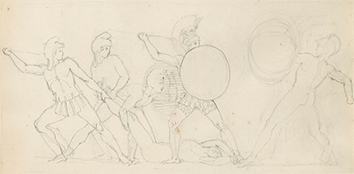 ‘The Fight Over the Body of Patroclus’ - John Flaxman, 1792